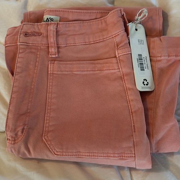 ROLLA'S Pink High Rise Jeans - Picture 7 of 7